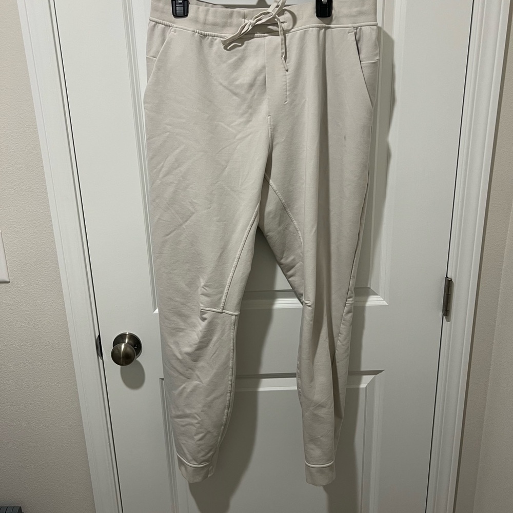 Men's Lululemon Jogger Pants — Cream